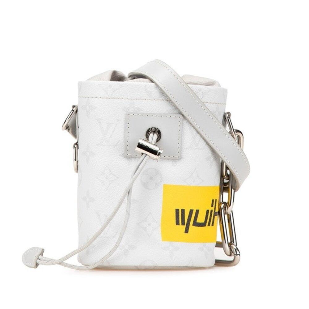 Louis Vuitton Monogram Chalk Nano Shoulder Bag White